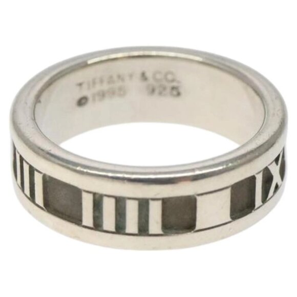 TIFFANY&Co. Atlas Ring Ag925 Silver Auth - Picture 1 of 13